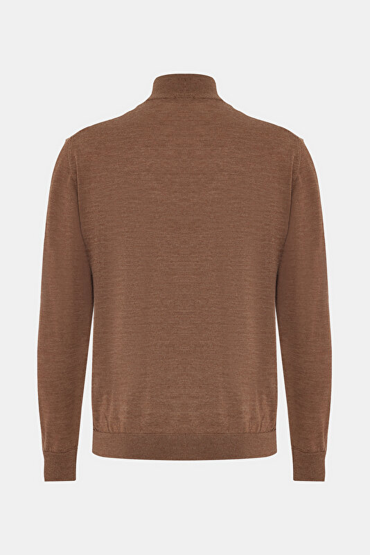 TAN 1/2 TURTLENECK TRICOT 2