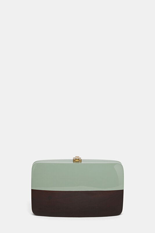 BROWN WOOD BAG
