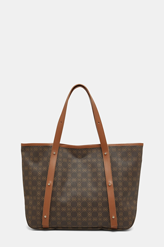 KAHVE MONOGRAM ÇANTA