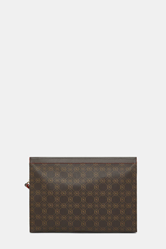 KAHVE MONOGRAM ÇANTA