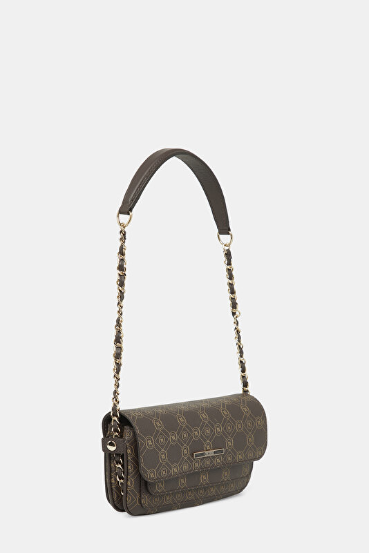 KAHVE MONOGRAM DERİ ÇANTA 3