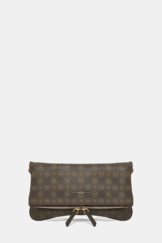 KAHVE MONOGRAM DERİ ÇANTA 2