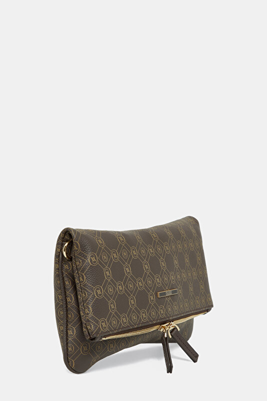 KAHVE MONOGRAM DERİ ÇANTA 3