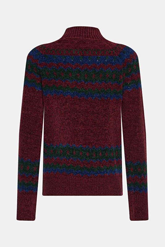 BORDO DİK YAKA TRİKO 2