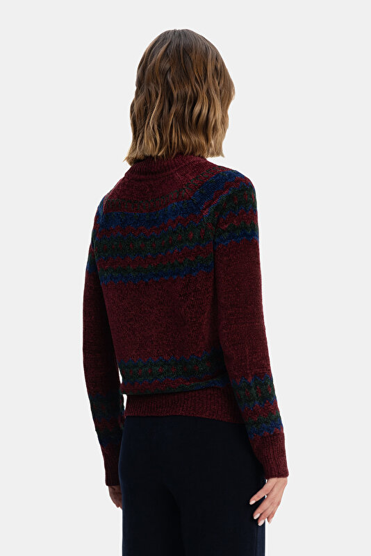 BORDO DİK YAKA TRİKO 2