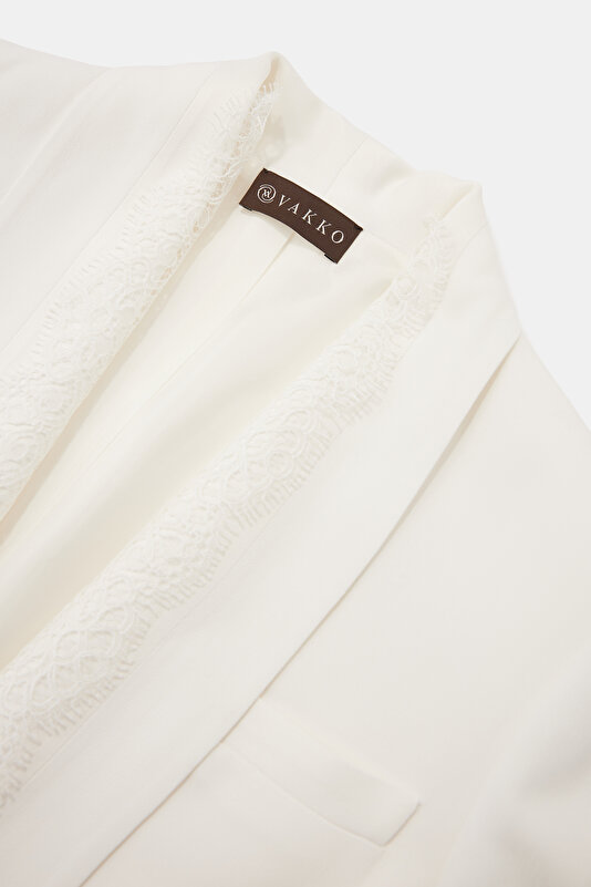 ECRU SHAWL COLLAR JACKET 3