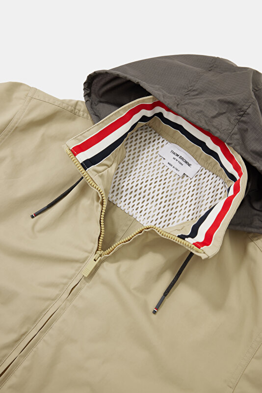 BEIGE ZIP FASTENING JACKET 3