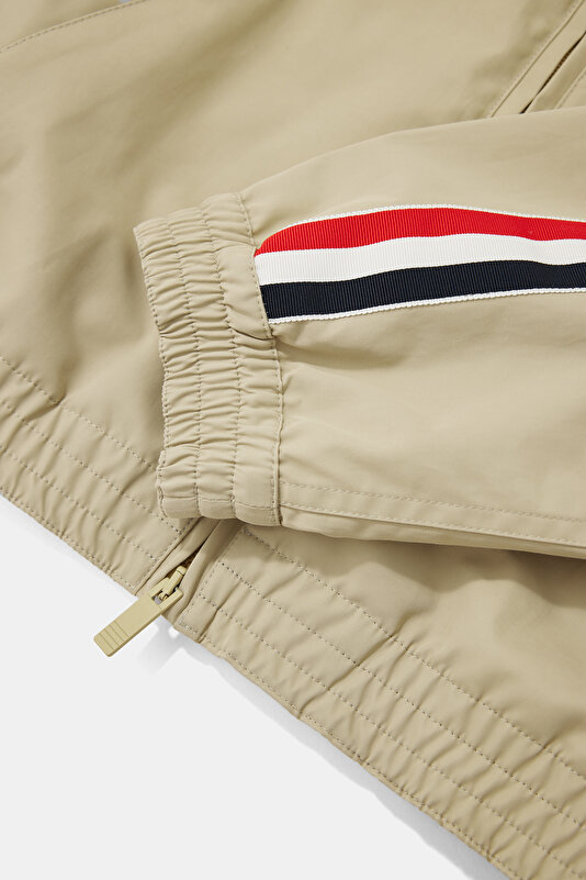 BEIGE ZIP FASTENING JACKET 4