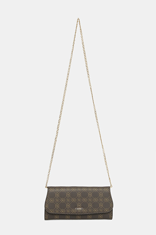 KAHVE MONOGRAM DERİ CÜZDAN 2