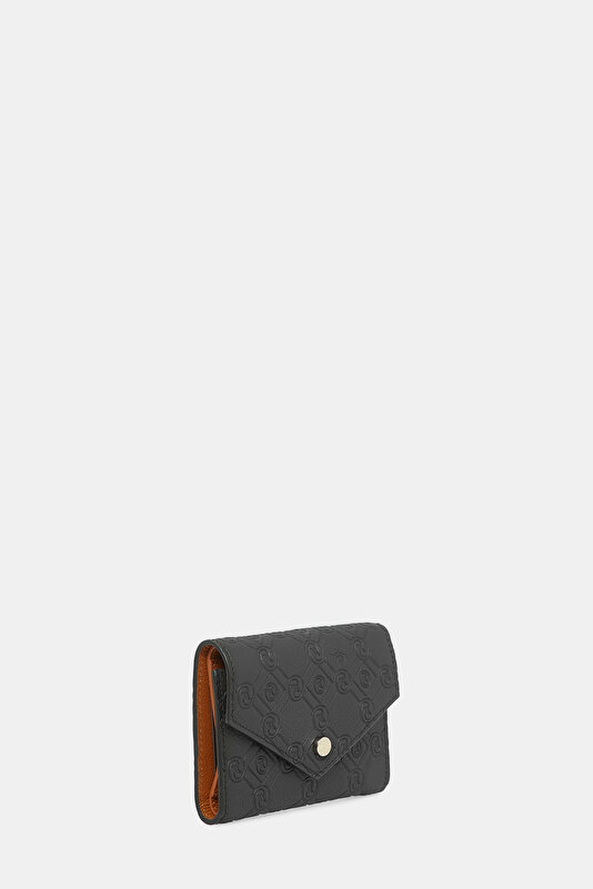 TAN MONOGRAM LEATHER WALLET 2