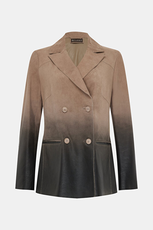 BLACK SWALLOW COLLAR JACKET