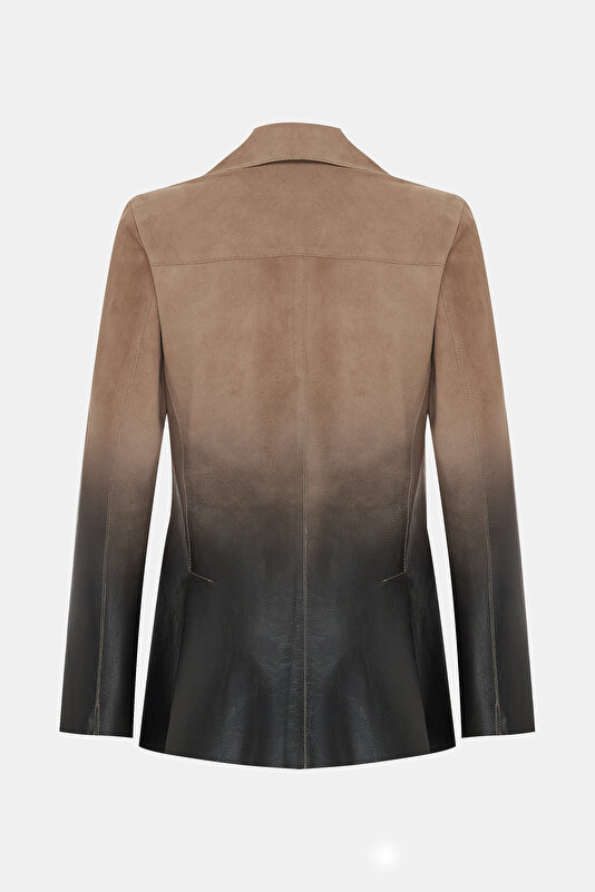 BLACK SWALLOW COLLAR JACKET 2