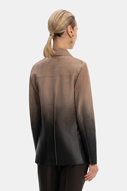 BLACK SWALLOW COLLAR JACKET 2