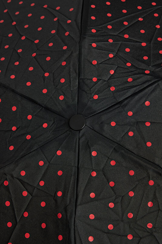 POLKA-DOT BLACK UMBRELLA 3