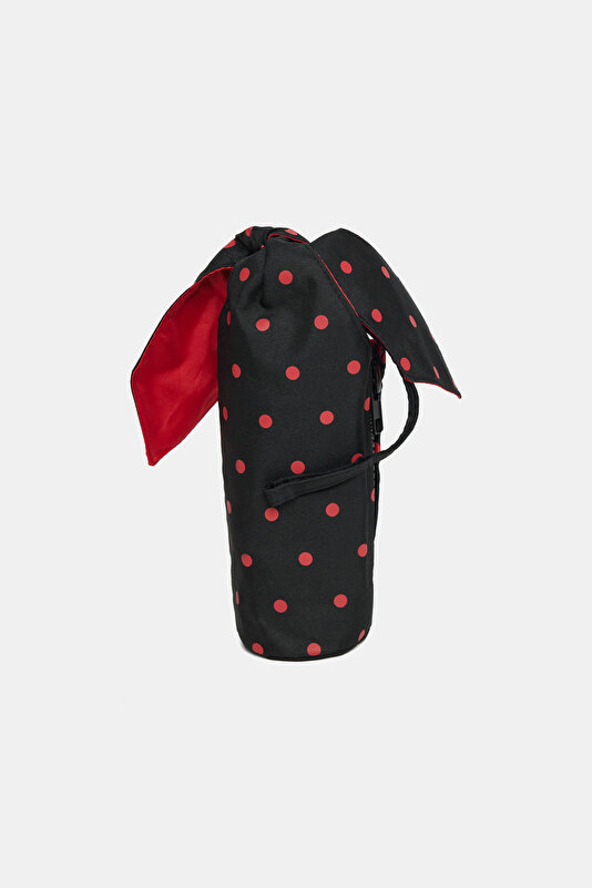 POLKA-DOT BLACK UMBRELLA 4
