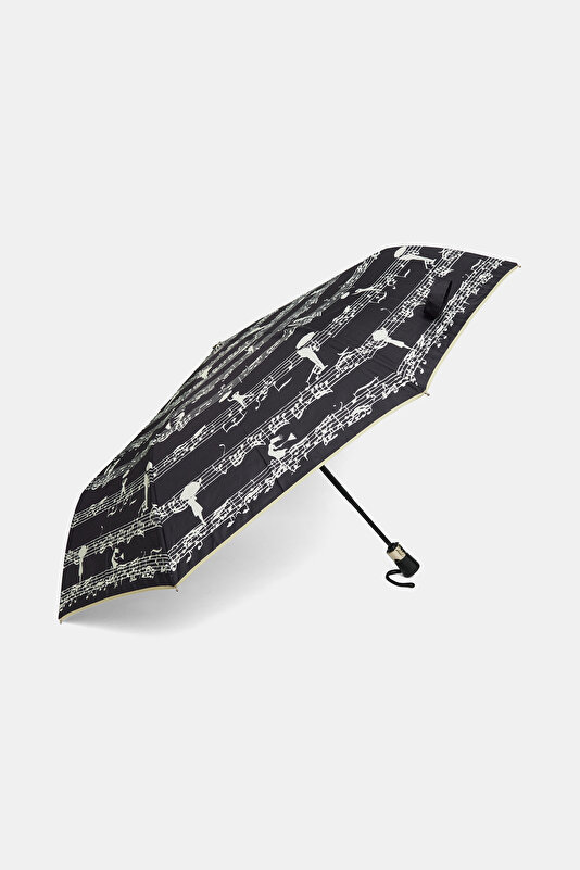 PRINTED ECRU UMBRELLA