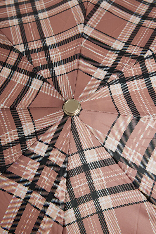 CHECK ECRU UMBRELLA 3