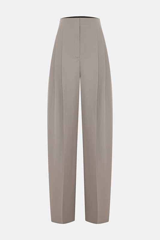 MINK WIDE LEG TROUSERS