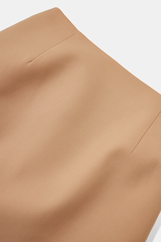 BEIGE EMBROIDERED SKIRT 3