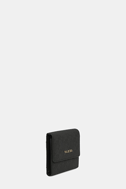 BLACK MONOGRAM WALLET 2