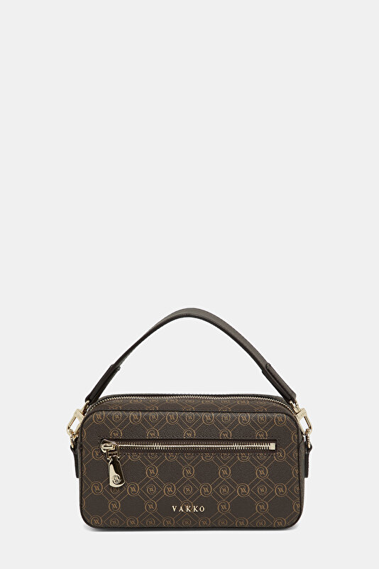 KAHVE MONOGRAM ÇANTA