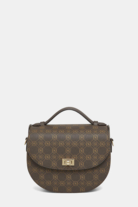 KAHVE MONOGRAM ÇANTA