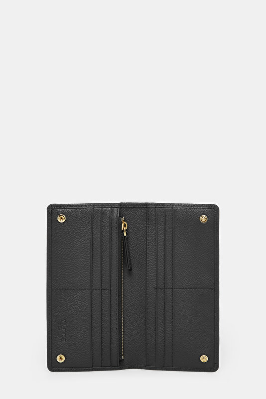 BLACK MONOGRAM WALLET 4