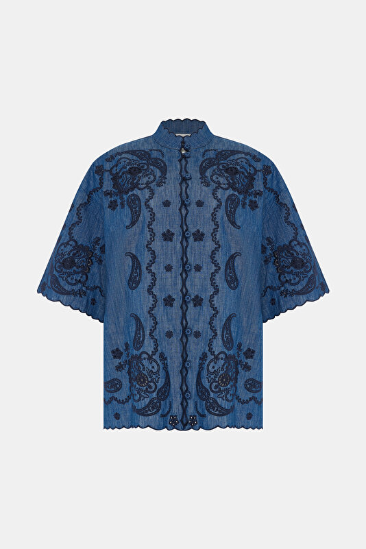 DARK BLUE SHIRT