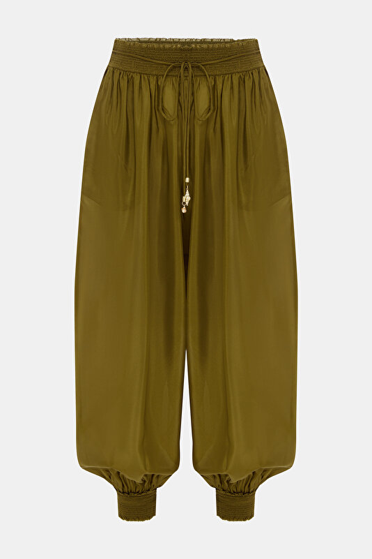 DARK GREEN TROUSERS