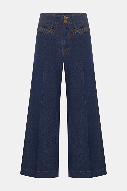 DARK NAVY BLUE BLOUSE