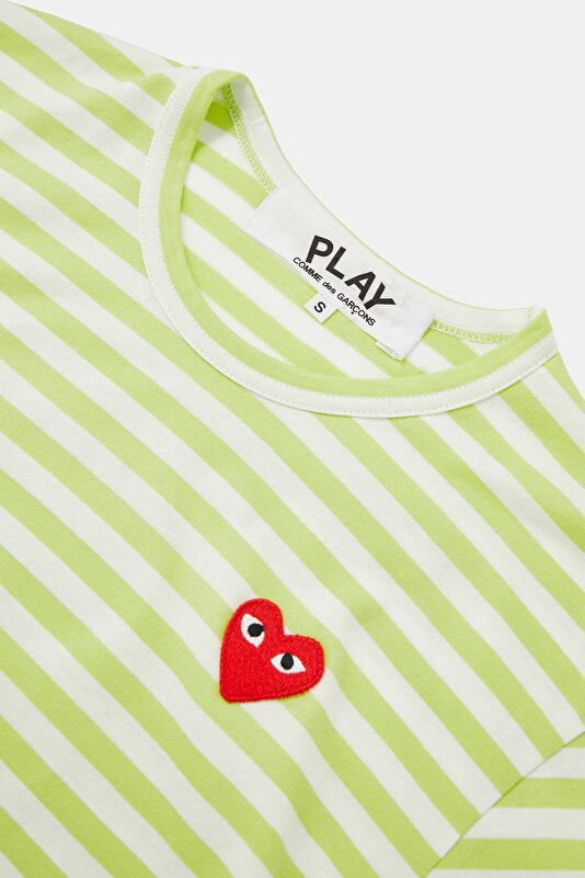 WHITE BICYCLE COLLAR STRIPED TSHIRT 3