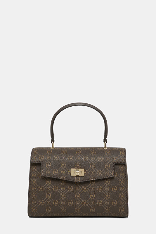 KAHVE MONOGRAM ÇANTA