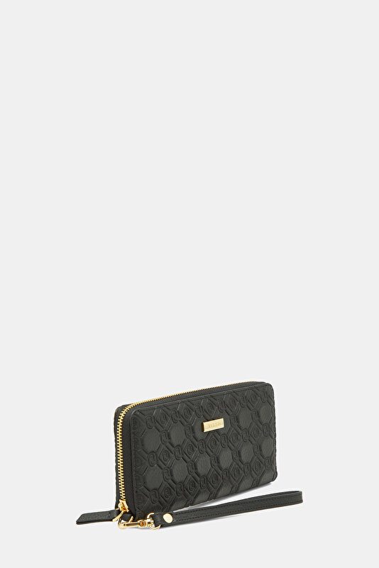 SİYAH MONOGRAM DERİ CÜZDAN 2