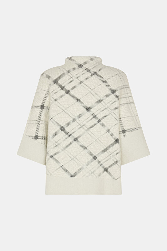 LIGHT GREY WOOL POLYAMIDE REEFER JACKET 2