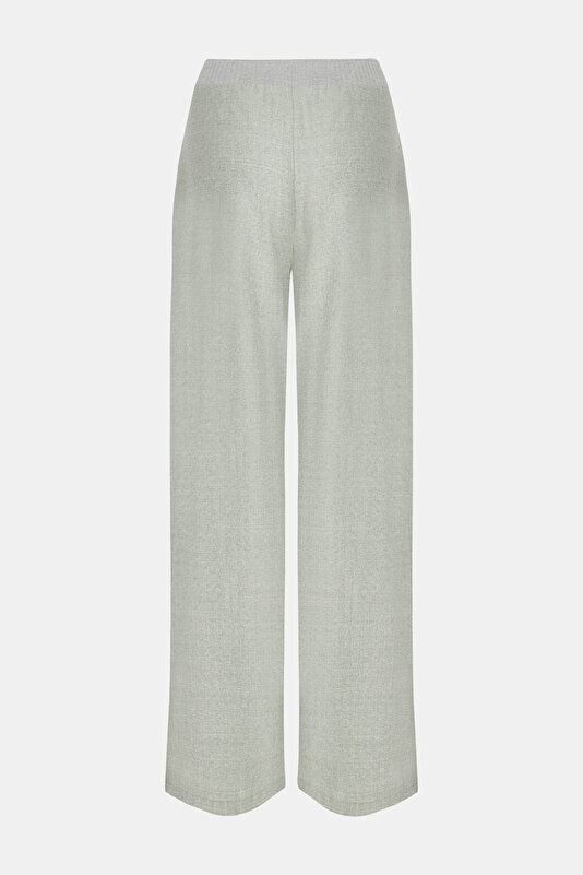 LIGHT GREY WIDE LEG TROUSERS 2