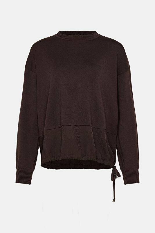 BROWN BASIC / ROUND NECKLINE