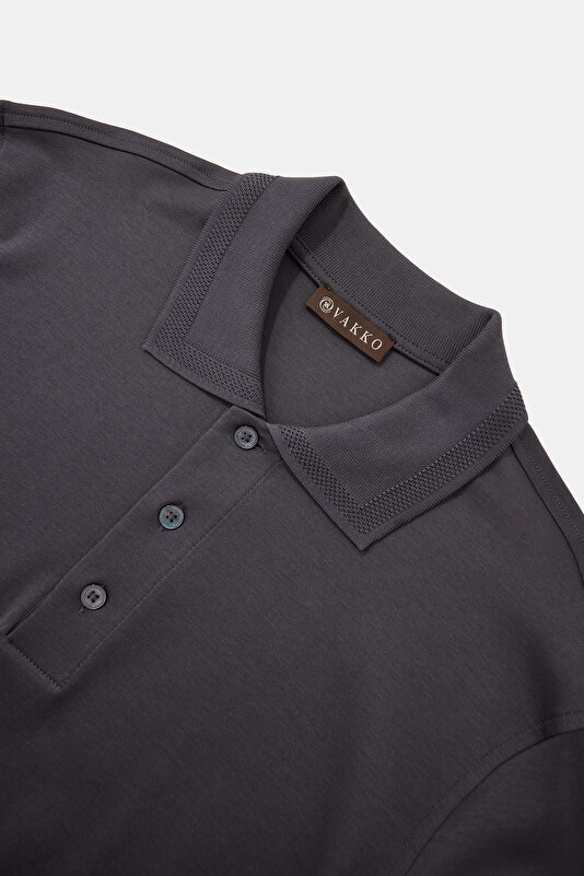 DÜĞMELİ POLO YAKA KISA KOL T-SHIRT 3