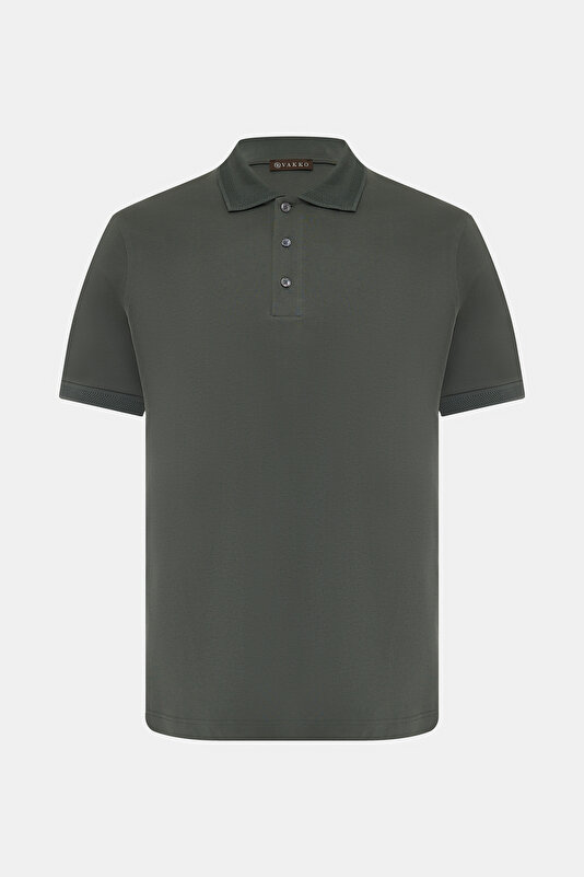 DÜĞMELİ POLO YAKA KISA KOL T-SHIRT