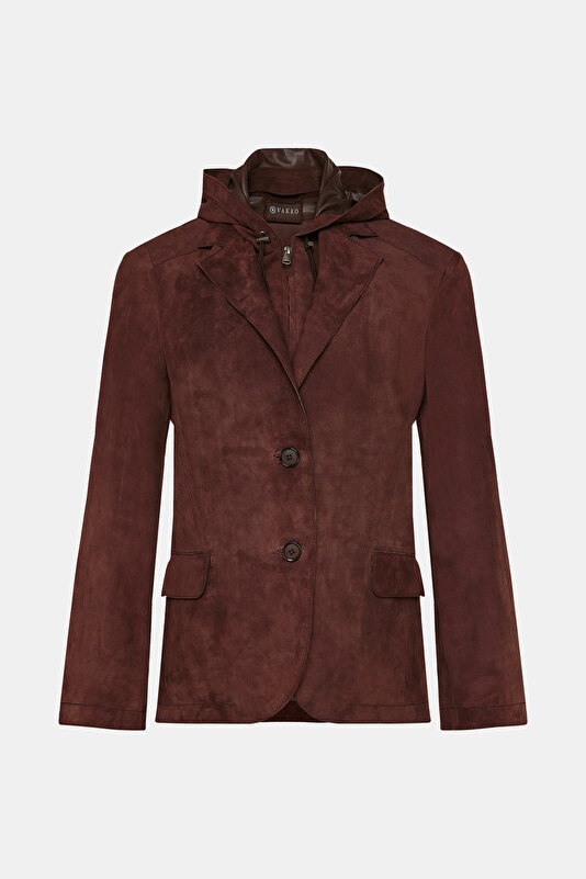BROWN SUEDE JACKET
