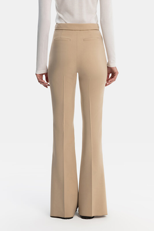 BEJ WIDE LEG PANTOLON 3