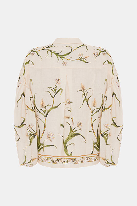 MULTİCOLOR FLORAL PATTERN MİDİ DRESS 2
