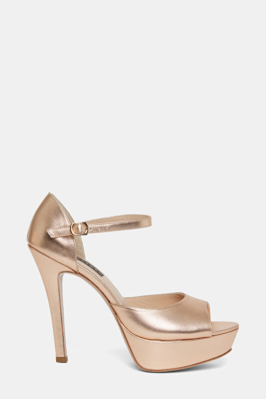 ROSE GOLD LEATHER SHOE
