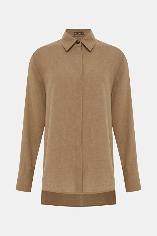 BROWN LONG SLEEVE SHIRT 4