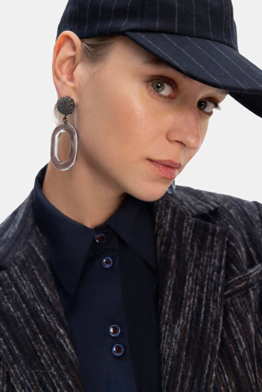 NAVY BLUE LONG SLEEVE JACKET 3