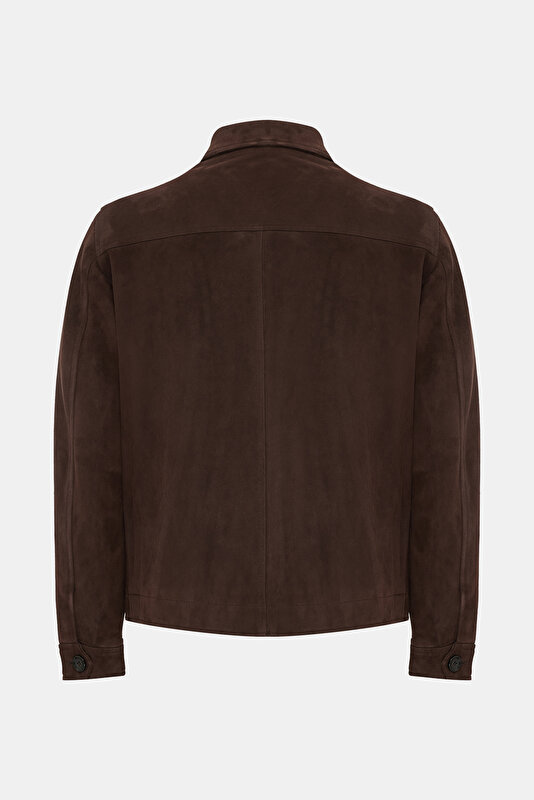 BROWN LEATHER COAT 2