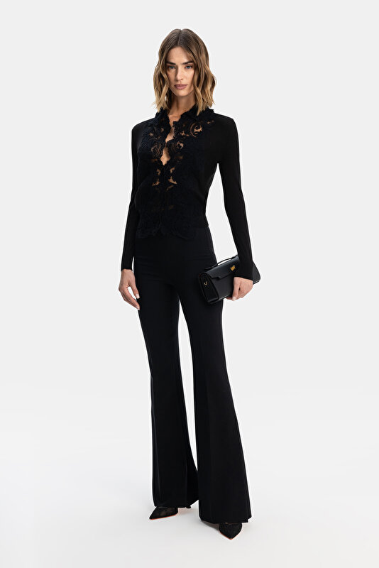 SİYAH WIDE LEG PANTOLON
