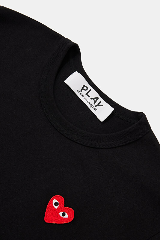 SİYAH BİSİKLET YAKA T-SHIRT 3