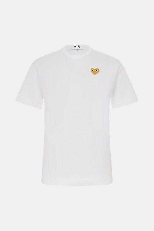 BEYAZ BİSİKLET YAKA T-SHIRT