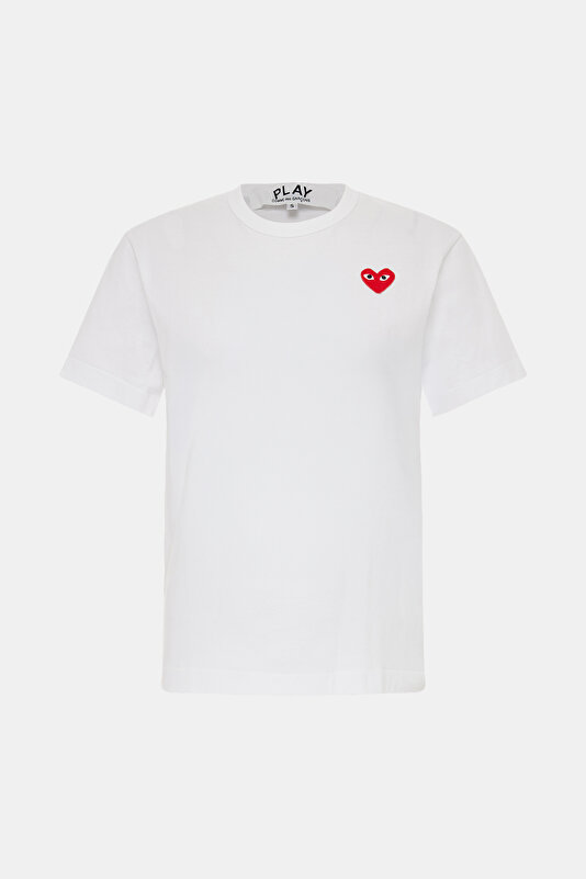 WHITE BICYCLE COLLAR TSHIRT