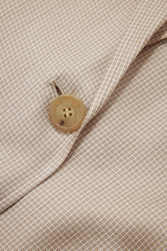BEIGE BUTTONED JACKET 4